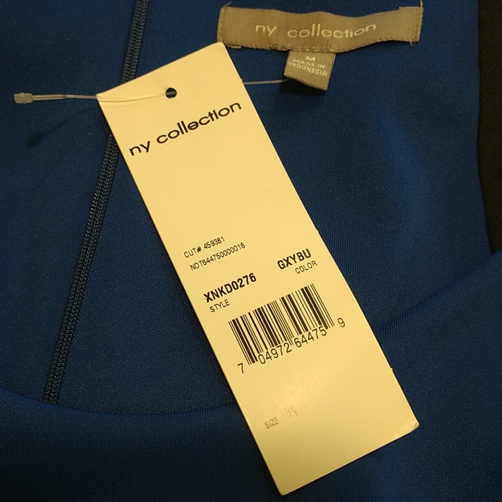 NY Collection Colorblock Dress - Picture 3 of 3